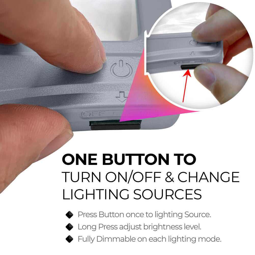 5X Rechargeable LED Page Magnifier with HandsFree stand