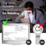 4X LED Page Magnifier with 3 Lighting Modes & 24 Fully Dimmable LEDs