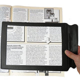 Full Page Magnifier Black Frame-Durable Fresnel Lens 3X Magnification