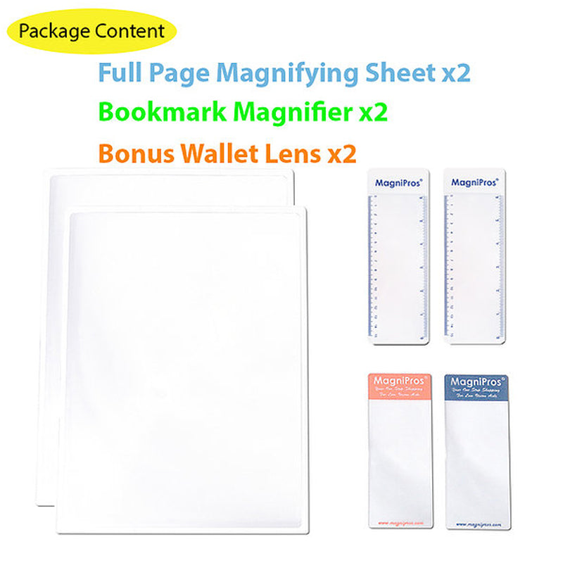 Valuu A4 Magnifier Full Page Reading Magnifier 3X Magnifying Power Large Sheet Magnifying Glass Reading Aid Lens Fresnel for Books Menus Newspapers