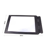 Full Page Magnifier Black Frame-Durable Fresnel Lens 3X Magnification