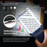 6X (600%) Magnifying Glass with 10 Anti-Glare Dimmable LEDs