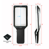 4X Magnifying Glass with 10 Anti-Glare & Dimmable LEDs