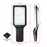 6X Magnifying Glass with 10 Anti-Glare & Dimmable LEDs