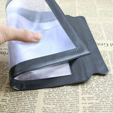 Full Page Magnifier Black Frame-Durable Fresnel Lens 3X Magnification