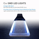 4X (400%) Magnifying Glass with 10 Anti-Glare Dimmable LEDs