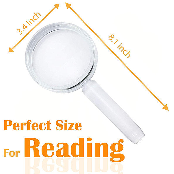 2in1 Handheld Bar Magnifier with 1 Bonus Clip on Bar Magnifier