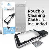 4X (400%) Magnifying Glass with 10 Anti-Glare Dimmable LEDs