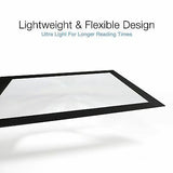Large 2X Full Page Magnifier Magnifying Sheet with 3 Bonus Bookmark Magnifier