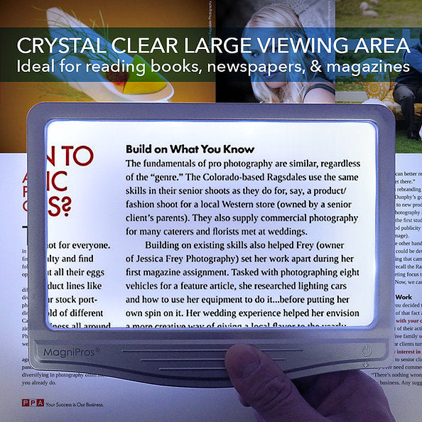 4x Magnifying Glass With Stand Large Full Page Magnifier - Temu